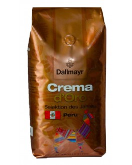 Кава DALLMAYR Crema d'Oro Selection Des Jahres Peru зернова 1 кг (4008167035503)