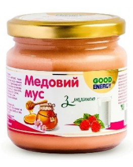 Медовий Мус з Малиною GOOD ENERGY 200 г (4820175571787)