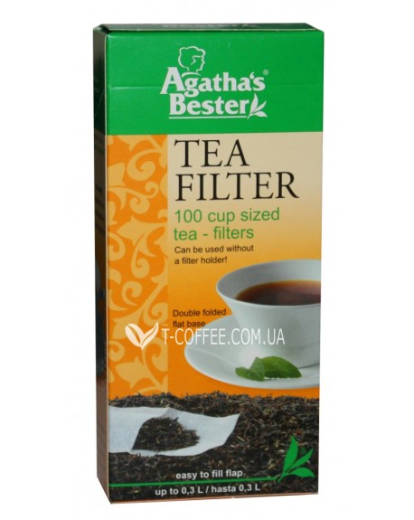 Фільтр-пакет AGATHA`S BESTER для чаю 100 х 300 мл к/п (4003203410641)