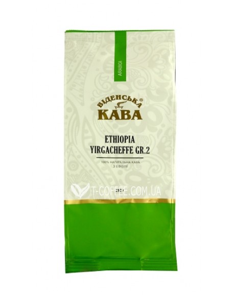 Кава ВІДЕНСЬКА КАВА Арабіка Ефіопія Іргачоф Gr.2 зернова 250 г