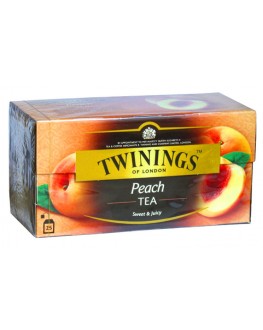 Чай TWININGS Peach Tea Персик 25 х 2 г (070177055639)