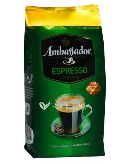 Кава AMBASSADOR Espresso зернова 1 кг (8719325127409)