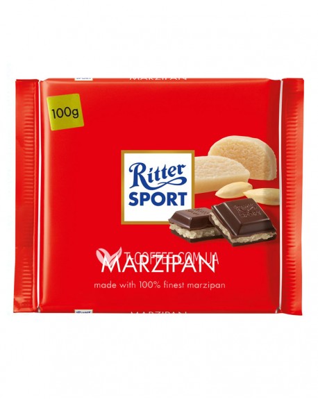 Шоколад RITTER SPORT Marzipan Чорний Марципан 100 г (4000417025005)