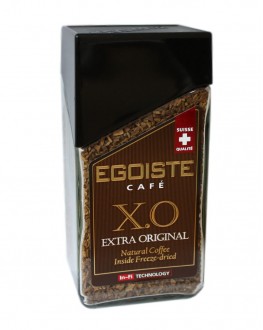 Кава EGOISTE XO Extra Original цільнозернова розчинна 100 г скл. б. (7610121710707)