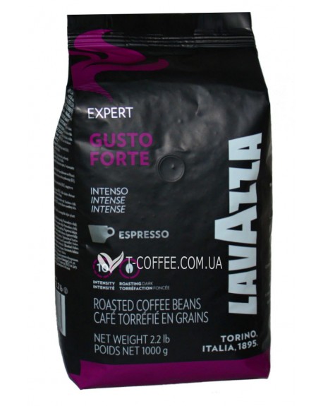 Кава LAVAZZA Expert Gusto Forte Intenso Espresso зернова 1 кг (80000700028685)