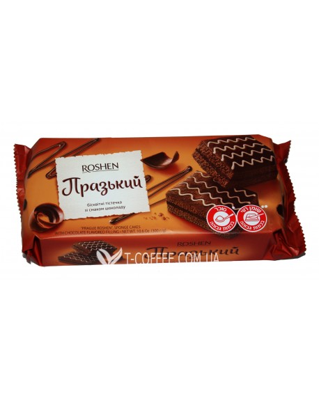 Бісквіти ROSHEN Празький 300 г (4823077629402) 