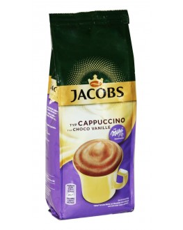 Капучино JACOBS Cappuccino Choco Vanille з шоколадом MILKA Ваніль 500 г (8711000524640)