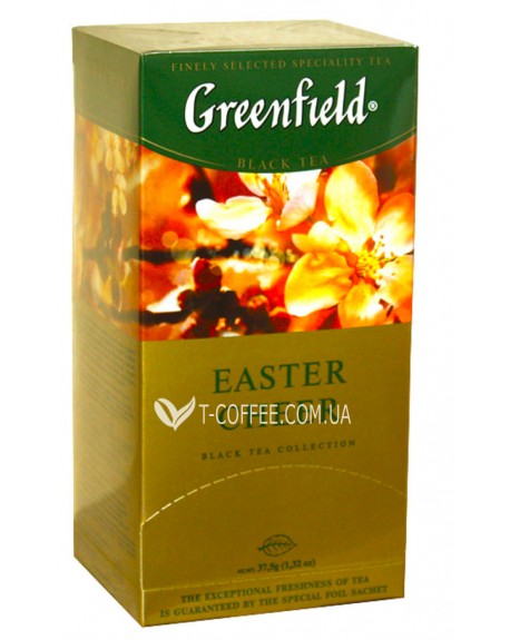 Чай GREENFIELD Easter Cheer Ваніль Цитрус 25 х 1,5 г (4823096802503)