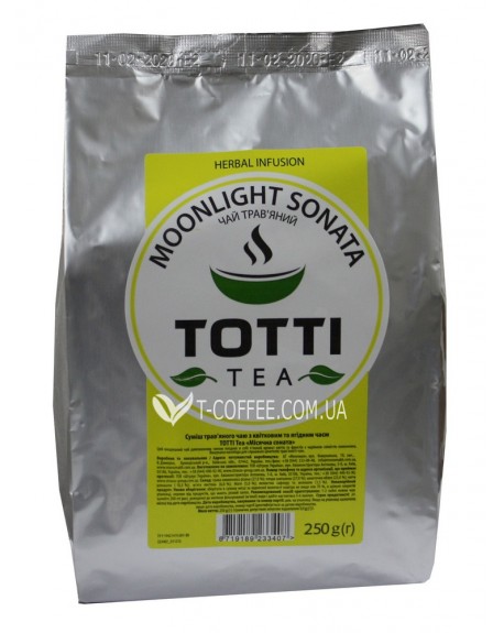 Чай TOTTI Moonlight Sonata Місячна Соната 250 г ф/п (8719189233407)