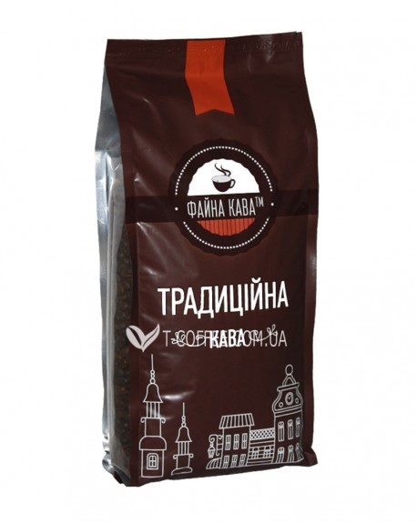 Кава ФАЙНА КАВА Традиційна зернова 1 кг