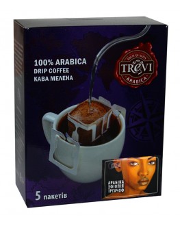 Кава TREVI Арабіка Ефіопія Іргачов 5 х 8 г дріп-пакет (4820140050996)