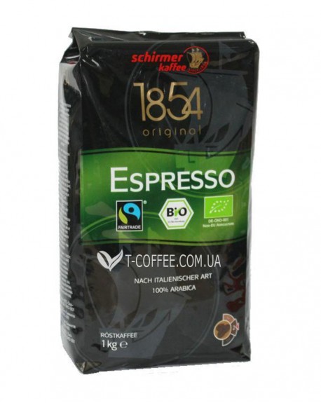 Кава SCHIRMER Espresso Bio зернова 1 кг (4007611158201)