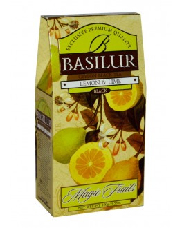 Чай BASILUR Lemon Lime Лимон Лайм - Чарівні Фрукти 100 г к/п (4792252100381)