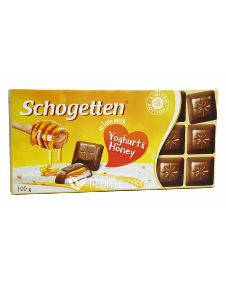 Шоколад SCHOGETTEN Yoghurt Honey Молочний Йогурт Мед 100 г (4000415001803)