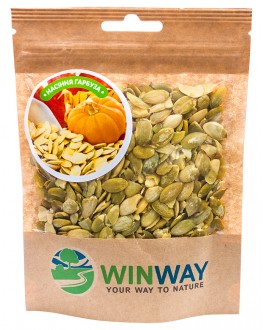 Насіння WINWAY гарбузове очищене 100 г (4821912900075)