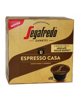 Кава SEGAFREDO Dolce Gusto Espresso Casa в капсулах 10 х 7,5 г (8003410248125)