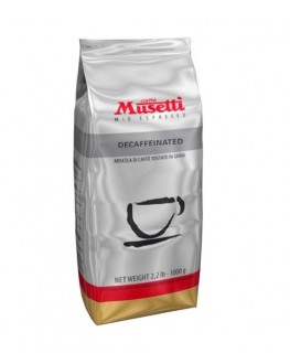 Кава MUSETTI Decaffeinated без кофеїну зернова 1 кг (8004769201700)