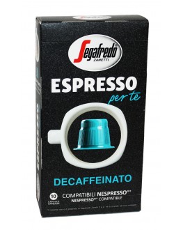 Кава SEGAFREDO Nespresso Espresso Per Te Decaffeinato в капсулах 10 х 5,1 г (8003410333746)