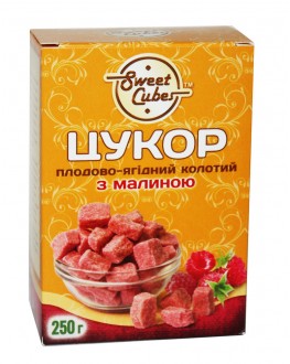 Цукор SWEET CUBES колотий кусковий з малиною 250 г (4820191970045)