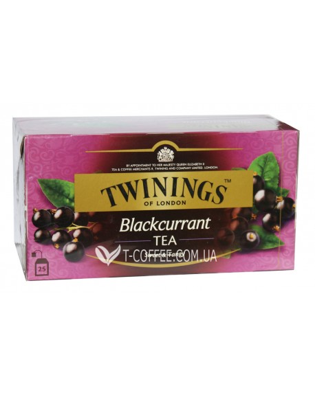 Чай TWININGS Blackcurrant Чорна Смородина 25 х 2 г (070177084745)