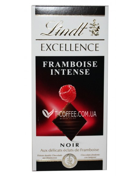 Шоколад LINDT Excellence Noir Framboise Intense Чорний Малина 100 г (3046920010603)