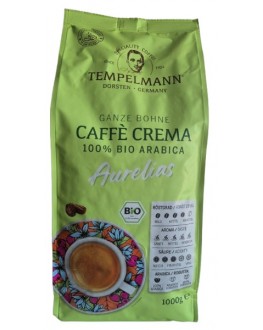 Кава Tempelmann Aurelias С.Сrema 100% BIO Arabica зернова 1 кг (4006406209999)