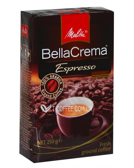 Кава MELITTA Bella Crema Espresso мелена 250 г (4002720004371)