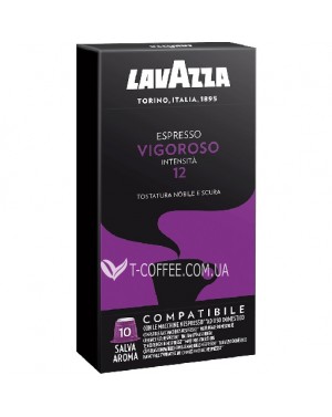 Кава LAVAZZA Nespresso Vigoroso в капсулах - зображення