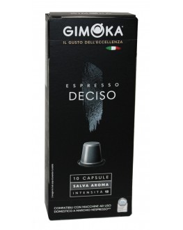 Кава GIMOKA Nespresso Deciso в капсулах 10 х 5,5 г (8003012001975)
