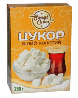 Цукор SWEET CUBES білий колотий кусковий 250 г (4820191970083)