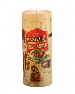 Чай BASILUR Christmas Tea Candle Різдвяна Свічка - Святкова 100 г ж/б