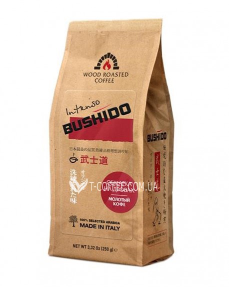 Кава BUSHIDO Intenso мелена 250 г (5060367340015)