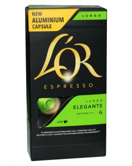 Кава L'OR Nespresso Espresso Elegante Lungo в капсулах 10 х 5,2 г (8711000360026)