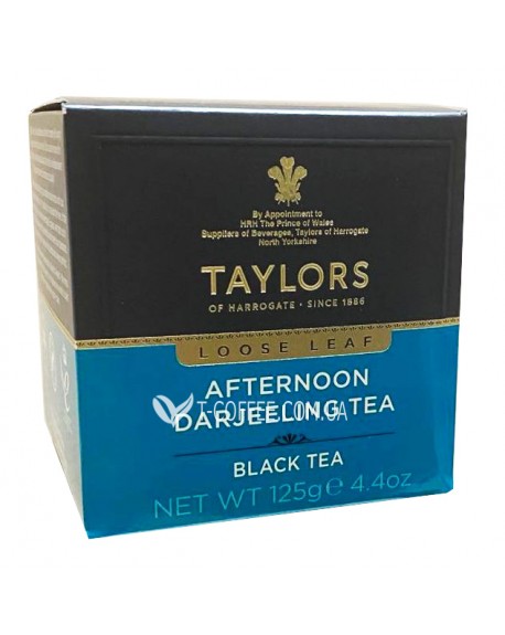 Чай TAYLORS Afternoon Darjeeling Leaf Tea Полудень Дарджилінг 125 г к/п (615357119659)