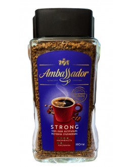 Кава AMBASSADOR Strong розчинна 190 г скл.б. (8720254065496)