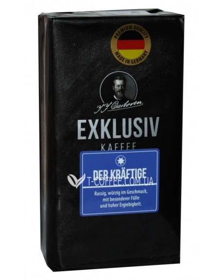 Кава JJ DARBOVEN Exklusiv Kaffee der Krаftige мелена 250 г (4006581019543)