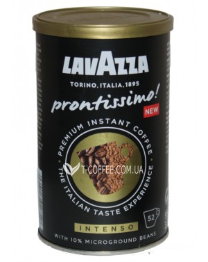 Кава LAVAZZA Prontissimo Intenso цільнозернова розчинна 95 г (8000070052628) - фото