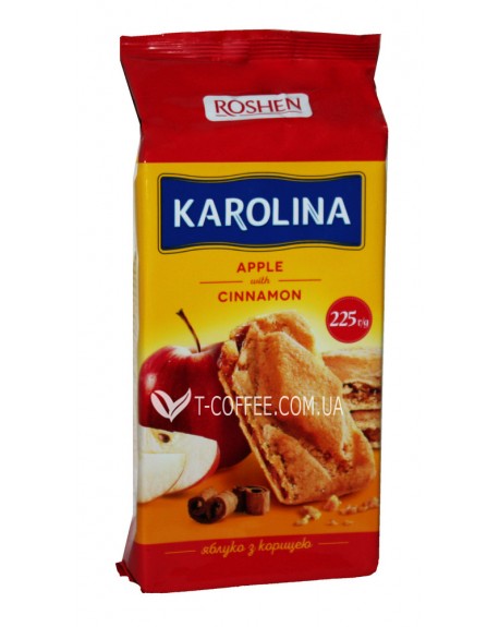 Печиво ROSHEN Karolina Apple Cinnamon Яблуко Кориця 225 г (4823077626715)
