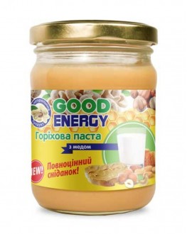 Горіхова паста GOOD ENERGY з медом 250 г (4820175571244)