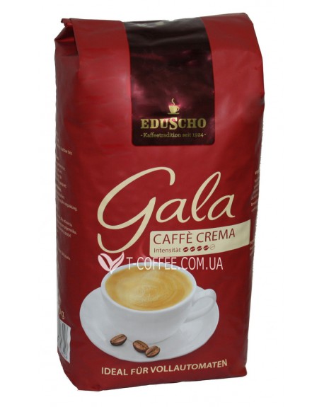 Кава EDUSCHO Gala Caffee Crema зернова 1 кг (4006067088926)