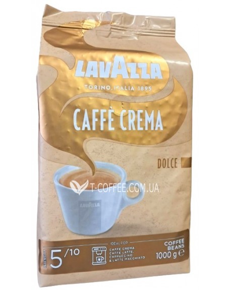 Кава LAVAZZA Caffe Crema Dolce зернова 1 кг (8000070027435)