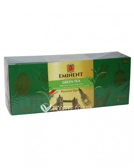 Чай EMINENT Green Tea Зелений 25 х 2 г (4796007077102)