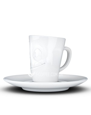 Чашка з блюдцем TASSEN Espresso Ласунчик порцелянова 80 мл фото