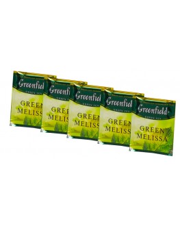 Чай GREENFIELD Green Melissa Меліса 100 х 1,5 г економ. упаковка