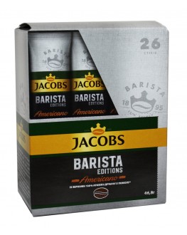 Кава JACOBS Barista Editions Americano цільнозернова розчинна 26 х 1,8 г (8714599105702)