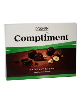 Цукерки ROSHEN Compliment Hazelnut Cream 122 г в коробці (4823077629488)