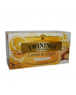 Чай TWININGS Lemon Ginger Лимон Імбир 25 х 2 г (070177118563)