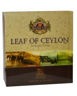 Чай BASILUR Assorted Pure Ceylon Tea Асорті - Лист Цейлону 30 х 2 г + 10 х 1,5 г (4792252934702)