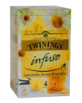 Чай TWININGS Infuso Camomile Honey Vanilla Ромашка Мед Ваніль 20 х 1,5 г (070177177683)