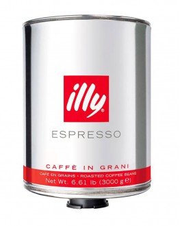 Кава ILLY Espresso Caffe In Grani нормального обсмаження зернова 3 кг ж/б